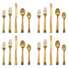 Ricci Argentieri Parisian Garden Gold 18/10 Stainless Steel 20pc. Flatware Set