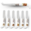 Spode Woodland Cheese Knife & Six Spreader Set