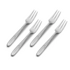 Mikasa Cocoa Blossom Stainless Steel Cocktail Fork (Set of Four)