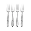 Mikasa Cocoa Blossom Stainless Steel Cocktail Fork (Set of Four)