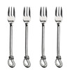 Gourmet Settings Twist 18/10 Stainless Steel Cocktail Fork (Set of Four)