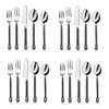 Gourmet Settings (GS) Avalon 20pc. Stainless Flatware Set (Service for Four)