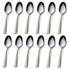 Mikasa Harmony Gold Accent 18/10 Stainless Steel Teaspoon (Set of Twelve)
