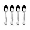 Mikasa Bellamy 18/10 Stainless Steel Teaspoon (Set of Four)