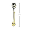 Wallace Napoleon Bee Gold Accent 18/10 Stainless Steel Salt Spoon (Set of Twelve)