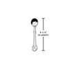 Wallace Napoleon Bee 18/10 Stainless Steel Salt Spoon (Set of Twelve)
