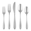 Cambridge Bayleaf Sand Stainless Steel 20pc. Flatware Set (Service for Four)