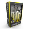 Cambridge Bayleaf Sand Stainless Steel 20pc. Flatware Set (Service for Four)