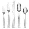 Cambridge Mena Frost Stainless Steel 20pc. Flatware Set (Service for Four)