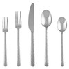 Cambridge Henrietta Hammered Mirror Stainless Steel 20pc. Flatware Set