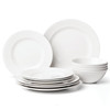 Kate Spade New York Wickford 16 Piece White Dinnerware Set (Service for Four)