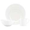Kate Spade New York Wickford 16 Piece White Dinnerware Set (Service for Four)