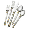 Wallace Corsica Gold Accent 18/10 Stainless Steel 45pc. Flatware Set