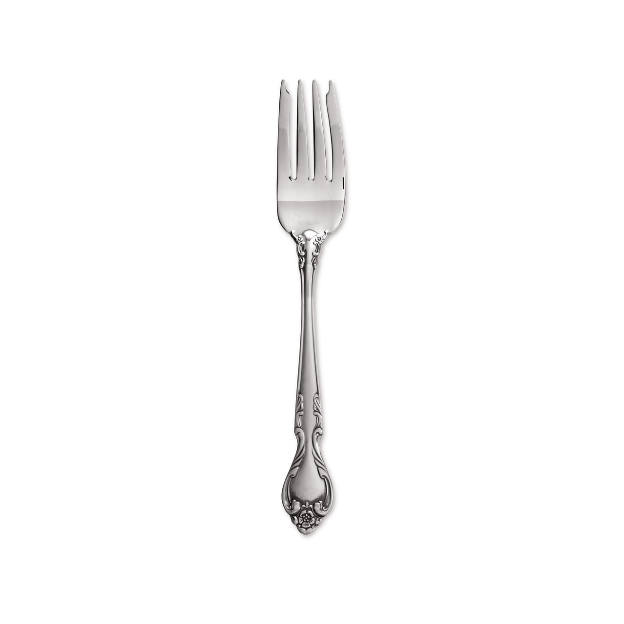 Lyon Queens Fancy 18/8 Stainless Steel Salad Fork - One4Silver