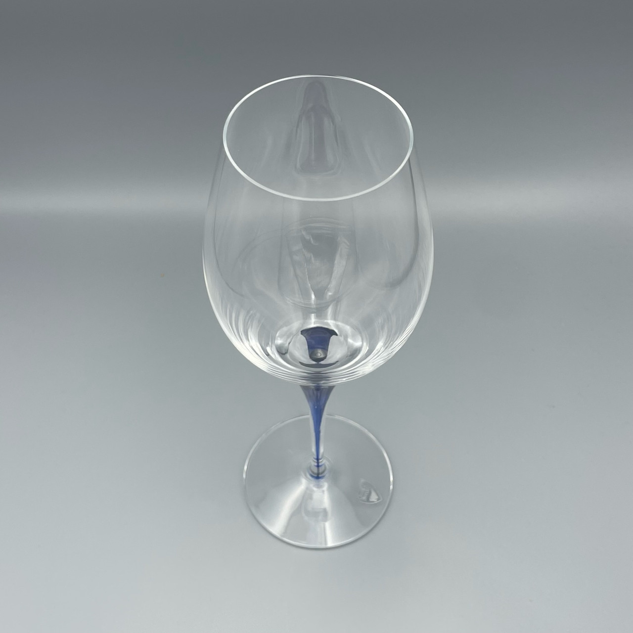 Orrefors Intermezzo Blue Balance 14Ounce Wine Glass One4Silver