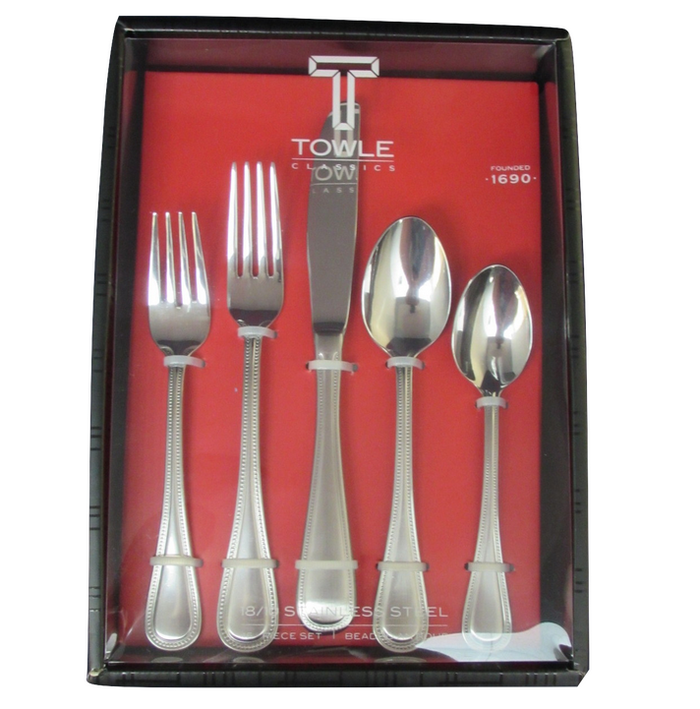Towle Beaded Antique Flatware - Thumbnail 3