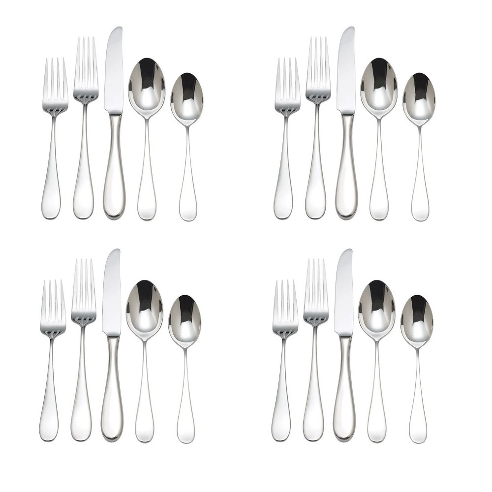 Reed & Barton Dalton 18/10 Stainless Steel 20pc Flatware Set