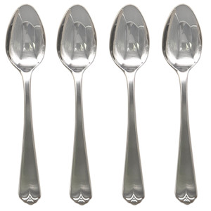 Wallace Lotus 18/8 Stainless Steel Teaspoon (Set of Four)