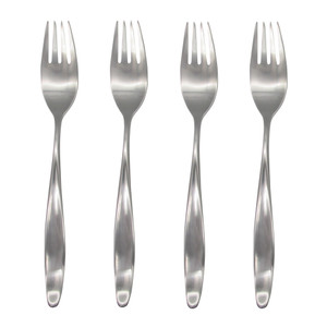 Lauffer Design 2 / Design II 18/8 Stainless Steel Dinner Fork (Set of Four)