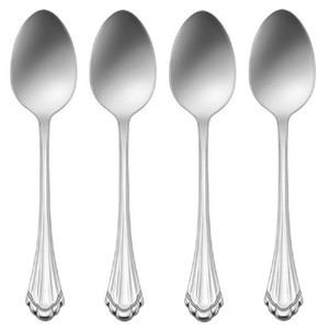 Oneida Marquette 18/8 Stainless Steel Teaspoon (Set of Four)