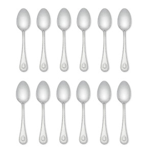 Lenox French Perle 18/10 Stainless Steel Teaspoon (Set of Twelve)