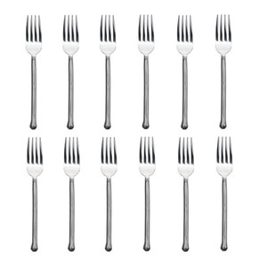 Gourmet Settings Exotique Platinum 18/10 Stainless Dinner Fork (Set of Twelve)