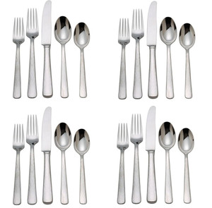 Reed & Barton Silver Echo 18/10 Stainless Steel 20pc. Set (Service for Four)