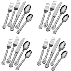 Wallace Napoleon Bee 20-Piece Flatware Set – 18/10 Stainless Steel