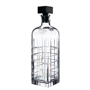 Orrefors Street Crystal 35-Ounce Decanter
