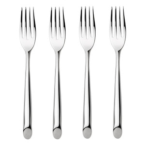 Nambe Frond 18/10 Stainless Steel Dinner Fork (Set of Four)