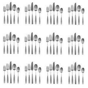 Lauffer by Towle Bedford 18/8 Stainless 60pc. Flatware Set (Service for Twelve)