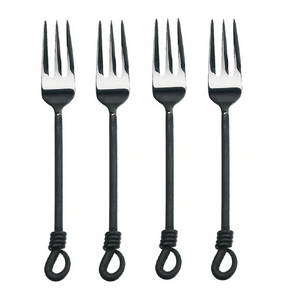 Gourmet Settings (GS) Twist & Shout 7 1/2" Salad Fork (Set of Four)