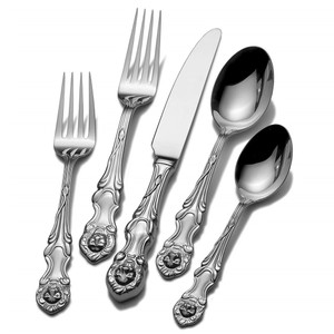 Wallace Lion 18/10 Stainless Steel 5pc. Place Setting (Service for One)