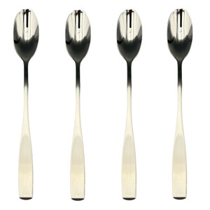 Mikasa Satin Loft 18/10 Stainless Steel Iced Beverage Spoon (Set of Four)
