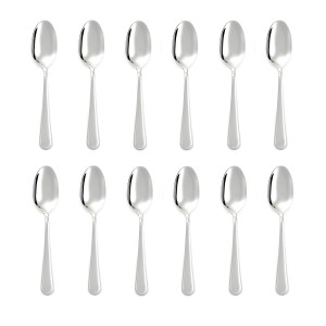 Mikasa Virtuoso (Glossy) 18/10 Stainless Steel Teaspoon (Set of Twelve)