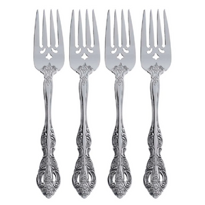 Oneida Michelangelo 18/10 Stainless Steel Salad Fork (Set of Four)