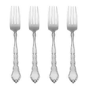 Oneida Satinique 18/8 Stainless Steel Dinner Fork (Set of Four)