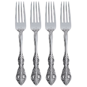 Oneida Michelangelo 18/10 Stainless Steel Dinner Fork (Set of Four)