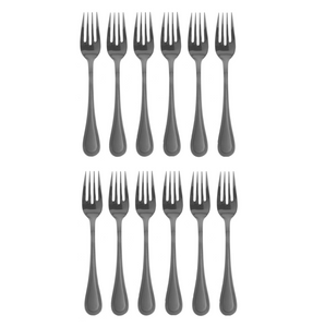 Towle Beaded Antique 18/10 Stainless Steel 7" Salad Fork (Set of Twelve)