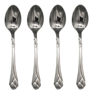 Mikasa Sweet Pea 18/8 Stainless Steel Teaspoon (Set of Four)