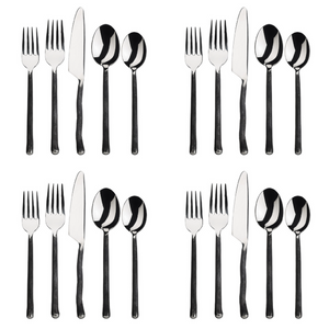 Gourmet Settings (GS) Montana 18/10 Stainless Steel 20pc. Flatware Set