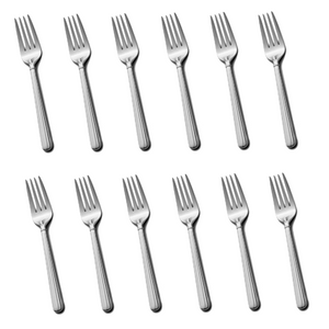 Set of Twel Mikasa Italian Countryside 18/10 Stainless Steel 7 3/8" Dinner Fork
