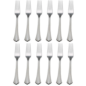 Reed & Barton 1800 Stainless Steel Dinner Fork (Set of Twelve)