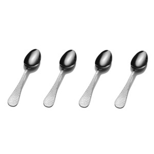 Wallace Continental Hammered 18/10 Stainless Steel Teaspoon (Set of Four)