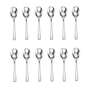 Mikasa Delano Forged Stainless Steel Teaspoon (Set of Twelve)