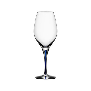 Orrefors Intermezzo Blue Balance 14-Ounce Wine Glass