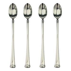 Mikasa Harmony 18/10 Stainless Steel Iced Beverage Spoon (Set of Four)