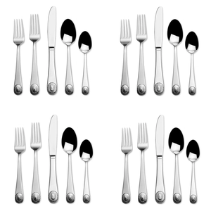 Mikasa Concho 18/10 Stainless Steel 20pc. Flatware Set (Service for Four)