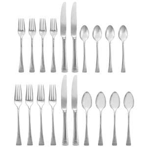 Lenox Federal Platinum 18/10 Stainless Steel 20pc. Flatware Set