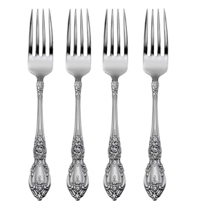 Oneida Wordsworth Stainless Steel Dinner Fork (Set of Four)